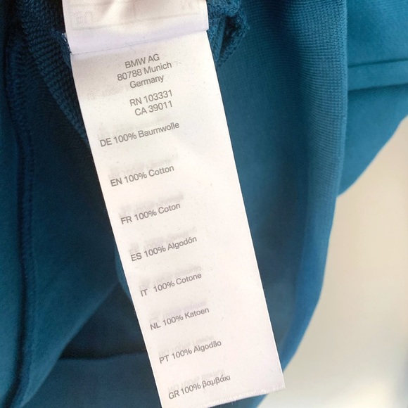 Mini Cooper Wing Logo BMW Teal Sweatshirt Hoodie - Picture 8 of 11